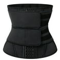 thumbnail image 3 of COMFREE Neoprene Long Torso Sauna Waist Trainer Corset Sweat Trimmer Belt for Women Compression Workout Fitness, 3 of 5