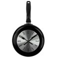 thumbnail image 1 of Black Wall Clock, 8 Inch Metal Frying Pan Kitchen Wall Clock Home Decor - Unique Kitchen Themed Wall Clock with Screwdriver, 1 of 5