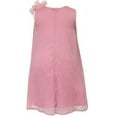 thumbnail image 2 of Little Girls Adorable Chiffon Mesh Flower Flowers Girls Dresses Red 2 (C10A4), 2 of 2