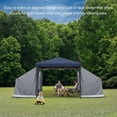 thumbnail image 2 of KAMPKEEPER Side Tent,Camping Tent for 10' x 10' Pop Up Canopy, Easy Set Up Gazebo,Compatible with 10' Wide Canopy Tents, 2 of 7