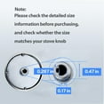 thumbnail image 5 of Upgraded 5pcs DG64-00472A / DG64-00347A Stove knobs Compatible with DG64-00473A,DG64-00347A,DG64-00347B Samsung Stove knob,Replaces FX710bgs,NX58F5500SS,FX510BGS,FX510BGS,NX58F5300SS, 5 of 6