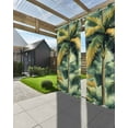 thumbnail image 3 of nqOlkjepod Outdoor Curtains for Patio Waterproof, Green Tree Outdoor Privacy Panels Grommet, Summer Nature Tropical Forest Plants Country Blackout Outside Curtains for Porch/Cabana 54"x108", 1 Panel, 3 of 8