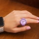 thumbnail image 3 of Reloj anillo morado mujer VentDepot MXOVL-001 1 Pieza Morado, 3 of 4