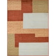 thumbnail image 2 of Belfort BM25B Venice Red abstract Contemporary beige Area Rug, 2'6"x12', 2 of 5
