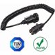 thumbnail image 2 of Pin Trailer Socket and Plug with 2m Extension Cable Connector for Tow Hitch Caravan Vehicle Truck Accessories 7 Way Type N, 2 of 4