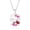 Ruby Red Crystal, variant on Sanrio Hello Kitty Enamel and Red Crystal Pendant - 18'' Chain,Officially Licensed