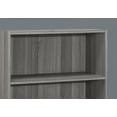 thumbnail image 2 of Cterwk 3 Shelf Bookshelf 36" High Bookcase for Office, Bedroom, Gray, 2 of 5