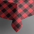thumbnail image 5 of Red and White Checkered Pattern Square Tablecloth,Waterproof Square Table Cover,Wipeable Spillproof Washable Table Cover for Home Kitchen Party Decor 52"x52"(132x132cm), 5 of 6