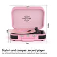 thumbnail image 4 of Tocadiscos Bluetooth Vinilo VINYLS LINK Vintage Rosa, 4 of 7