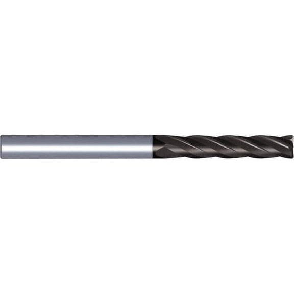 Kennametal 6086578 Square End Mill: 1/4" Dia, 1-1/8" LOC, 1/4" Shank, 3"