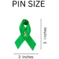 thumbnail image 3 of The Awareness Company Satin Liver Cancer Awareness Ribbon Pins, 500 Pin Pack, 3 of 4