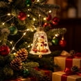 thumbnail image 4 of 2026 New Glowing Christmas Story Ornament, Light-Up Mini Holiday Scene, Warm LED Mini Christmas Decoration, Bell-Shaped Tree Hanging Ornaments, Xmas Tree Decorations Home Decor Gift for Family, 4 of 6
