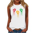 thumbnail image 2 of Meichang Black Tank Tops for Women Black History Sleeveless Shirts African Inspire Graphic Tanks Loose Fit Crew Neck Workout Tank Tops, 2 of 4