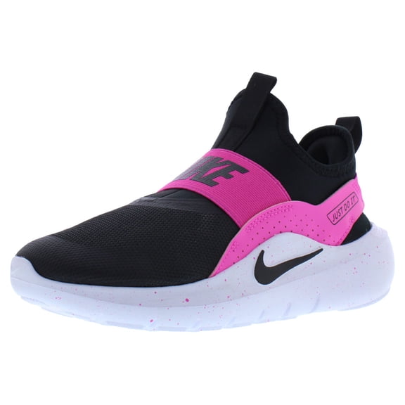 Nike Flex Runner 4 GS Girls Shoes Size 3.5, Color: Laser Fuchsia/Black/White