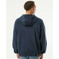 thumbnail image 3 of Burnside Polar Fleece Quarter-Zip Scuba Hooded Pullover, 3 of 5