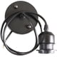 thumbnail image 4 of Lámpara colgante vintage para techo, portalámparas Edison E27 (paquete de 1), color negro HIASDFLS, 4 of 5