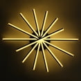 thumbnail image 6 of Wildnix Modern Pendant Chandelier Light, 7 LED Rods, Adjustable Brightness, Remote Control, Acrylic and Iron Material, Contemporary Style, 6 of 6