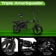 thumbnail image 4 of Bicicleta E-be Electrica Plegable E-flex Curve 750w 35km/h negra, 4 of 8