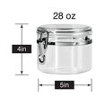 thumbnail image 4 of Oggi 28-Ounce Clear Acrylic Canister with Locking Clamp, 4 of 5