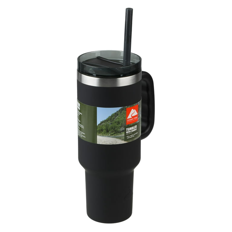 4 WIDE 40-Ounce Stainless Steel Straws (NO CUP) for 40 oz Ozark Trail  Double-Wall Rambler Vacuum Cups - CocoStraw Brand Drinking Straw (4 Straws  40oz)