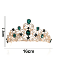 thumbnail image 2 of Coronas góticas para niñas – Tiara de reina barroca vintage para bodas, desfiles de graduación, 2 of 5
