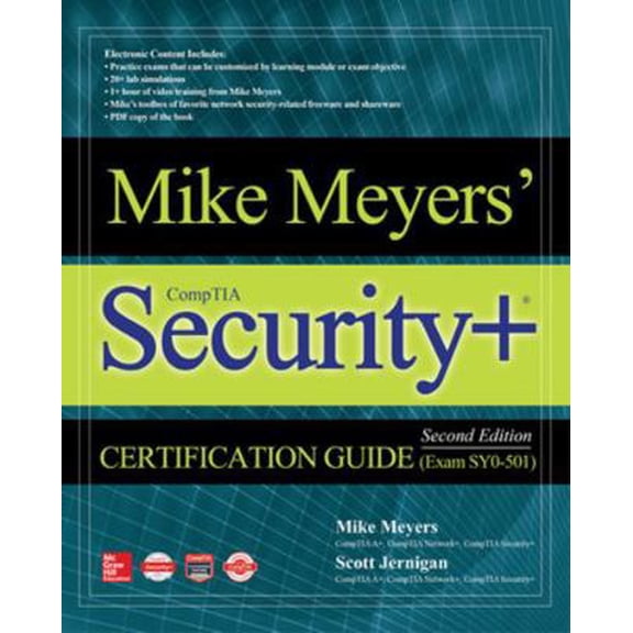 Pre-Owned Mike Meyers' Comptia Security  Certification Guide, Second Edition (Exam Sy0-501) (Paperback) 126002637X 9781260026375