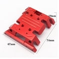 thumbnail image 3 of Soporte de montaje de caja de cambios RC para MN86 MN86S 1/12 perfke rojo Placa protectora de transmisión, 3 of 8
