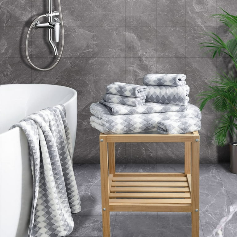 Bathroom Towel Set 4 Pack-35x70 Towel,600GSM Ultra Soft Microfibers Bath  Towel Set Large Plush Bath Sheet Towel,Highly Absorbent Quick Dry Oversized  Towels Spa Hotel Luxury Shower Towels