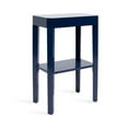 thumbnail image 4 of Kate and Laurel Talcott Modern Rectangle Wooden Side Table, 16 x 10 x 25, Navy Blue, Transitional Decorative Two-Tier End Table for Use as a Bedroom Nightstand or Living Room Accent, 4 of 8