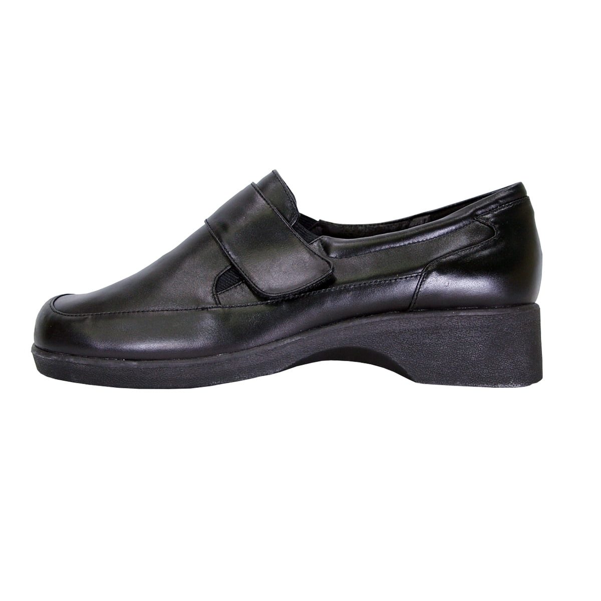 24 HOUR COMFORT Gail Wide Width Comfort Shoes For Work and Casual Attire BLACK 7