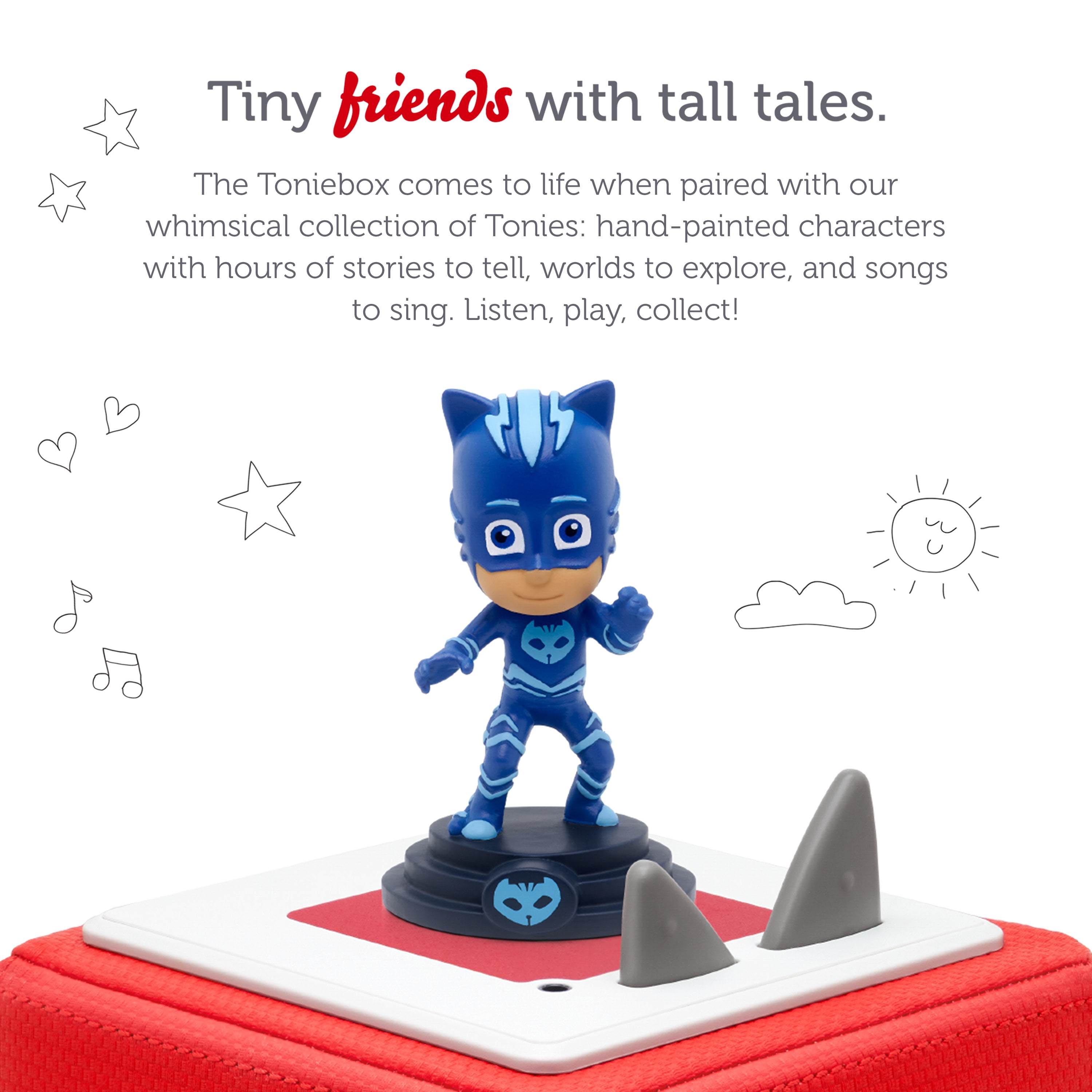 Tonies Catboy from PJ Masks, Audio Play Figurine for Portable Speaker,  Small, Blue, Plastic - Walmart.com