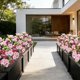 thumbnail image 5 of Adorno de suelo con flores artificiales de begonia para exteriores | Ramo de flores artificiales realista para macetas en el patio, 5 of 6