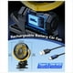thumbnail image 2 of Ventilador Portátil con Clip para Coche, Funciona con Pilas, con Rotación de 90°, Silencioso, Pequeño, Ideal para Escritorio, Camping, Cochecito., 2 of 5