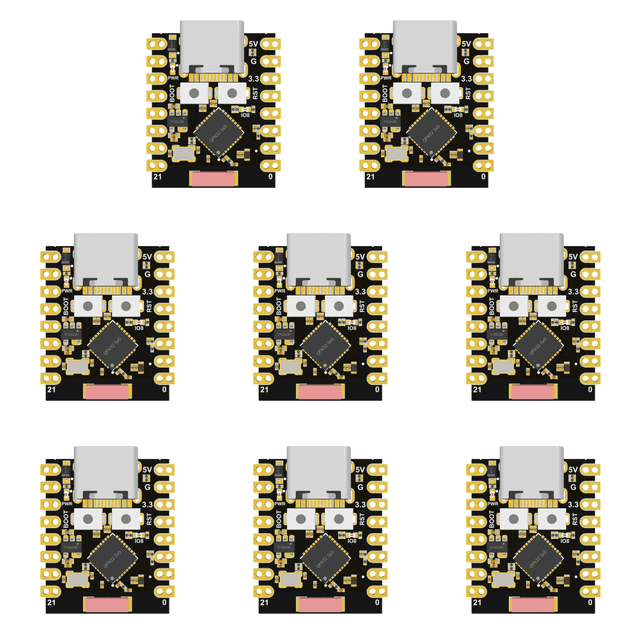 DQrwqpou Placa desarrollo ESP32-C3 Fuente alimentación 3 3-6 V ESP32 SuperMini baja potencia (negro)