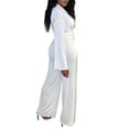 thumbnail image 4 of SAYOO Ropa de mujer de 3 piezas, blusa común, sujetador de tirantes, pantalones SAYOO moda, 4 of 6