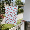 thumbnail image 4 of Zufioo Watermelon Print Double Sided Garden Flag, Outdoor Decorative Flag, Garden Yard Flag, Ideal Home Decoration-28"x40", 4 of 9