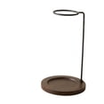 thumbnail image 2 of lingqin Coffee Dripper Holder Wooden Filter Holder Multipurpose Accessory Reusable Decor Brown, 2 of 9