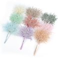 thumbnail image 2 of 10 piezas/lote de plantas de pino artificiales, ramas de árbol de Navidad, ramo de flores para boda, decoración del hogar, corona de bricolaje, decoración de fiesta de Navidad, 2 of 5