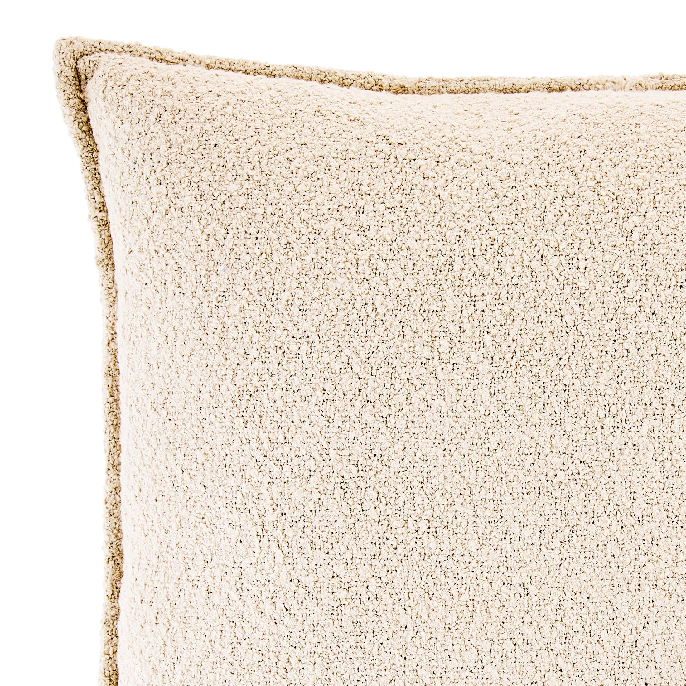 Mainstays 22" x 22" Beige Boucle Decorative Pillow