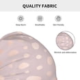 thumbnail image 5 of Logiee Rose Gold Abstract Spots 1 Print Unisex Knit Beanie for Men Women Winter Hat,Beanies Skull Caps, 5 of 7