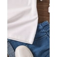 thumbnail image 3 of 1pc Kids' Casual Crew Neck T-Shirt with Cute Koala Print, Summer Knit Top with Slight Stretch, Loose Fit Cotton Animal Pattern Tee for Girls, 3 of 6