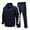 Dark Blue#01, variant on Wrtxtat Men's Track Suits 2 Piece Set Colorblock Athletic Tracksuit Jogging Running Drawstrings Sweatpants Suit Warm Full Zip Sports Set Dark Blue#03 XXXXL