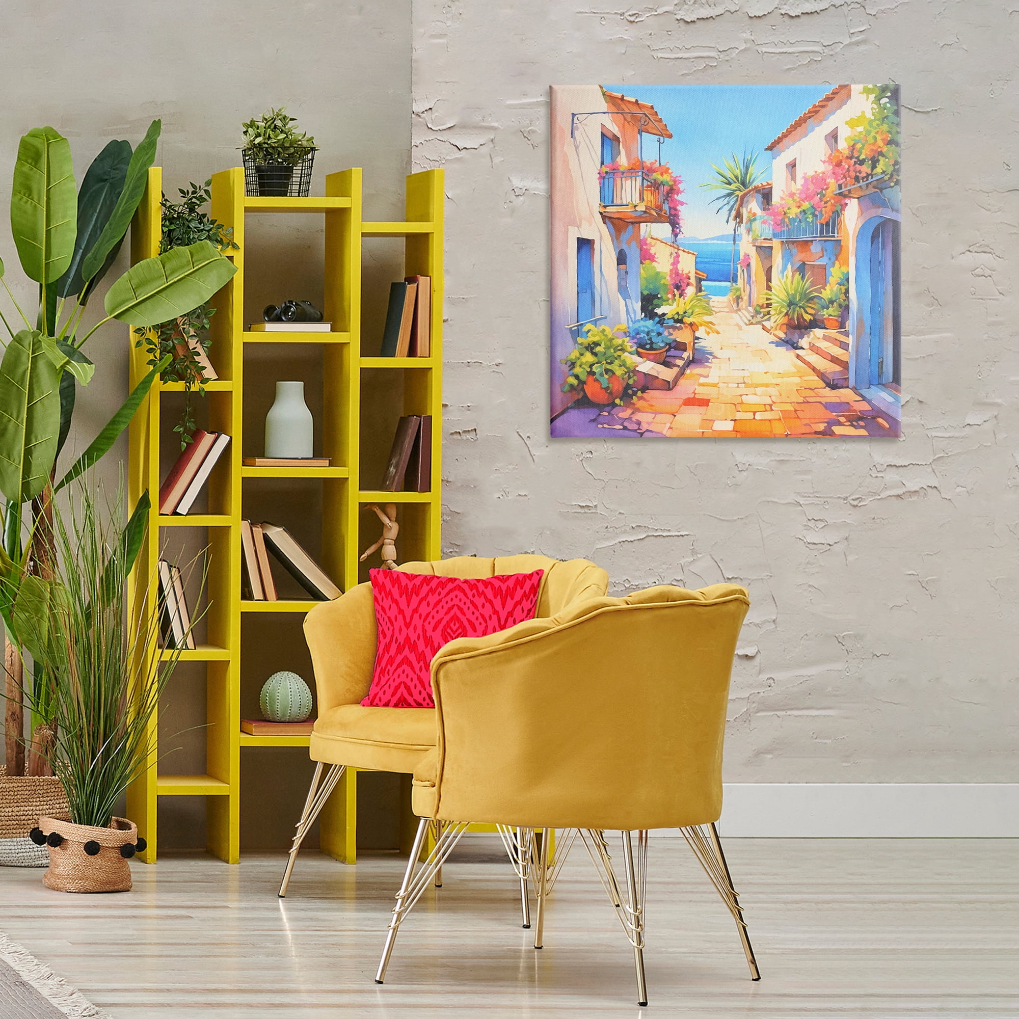 Stupell Industries Scenic Bella Vista Scenic & Cityscapes Painting Wrapped Canvas Art Print Wall Art, 30 x 30