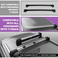 thumbnail image 6 of Erkul 35" Ski Rack for Car Roof - Universal Ski & Snowboard Car Racks with Anti-Theft Lock and Extension with Sliding Rail | Carry up to 6 Pairs of Skis or 4 Snowboards, 6 of 8
