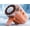 Orange-Free Size/OR, variant on Portable Clip-On Fan Cold Compress Function Digital Display USB Rechargeable 3 Speed Settings 360°Rotatable Clip 4000-6000mAh Long Life ABS Cooling Fan for Desk Office Stroller Outdoor Camping