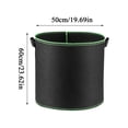 thumbnail image 2 of 31.16 Gallon Grow Bags-1 Pack,Thickened Nonwoven Fabric Aeration Planter Bags with Handles,Heavy Duty Vegetable/Flower/Potato Planting Pots for Garden Outdoor, 2 of 8
