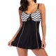 thumbnail image 2 of Soidarity Traje de baño de playa con estampado de piezas para mujer Traje de baño negro METRO Soidarity OD001296-02, 2 of 6