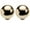 Golden, variant on HDJNal Minimalist Style Solid Ball Shape Zinc Alloy Cabinet Pulls/Handles/Knobs, Strong and Durable for Drawer and Wardrobe (2 Pcs , Light Green Knob-Single Hole)
