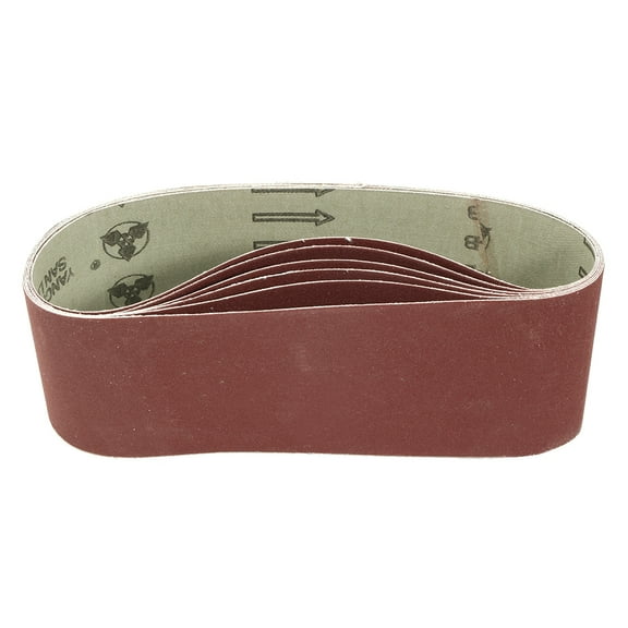 Uxcell 3" x 21" 320 Grit Lapped Joint Aluminum Oxide Abrasive Sanding Belts 6 Pack