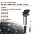 thumbnail image 2 of GAZTUO Ignition Coil Pack UF667 and Spark Plugs (Set of 4) Compatible with BMW 228i 320i 328i 428i 528i X1 X3 X4 X5 Z4 xDrive GT Gran Coupe GC 2.0L For # 12138616153 C1638 00044, 2 of 6